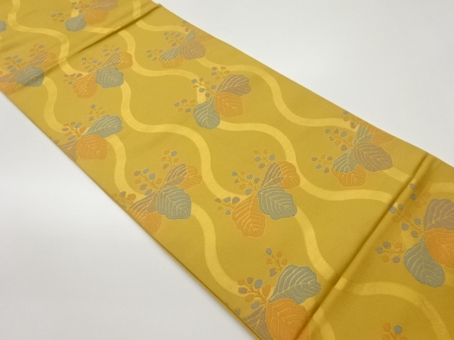 JAPANESE FUKURO OBI / WOVEN PAULOWNIA / BY ORIETSU